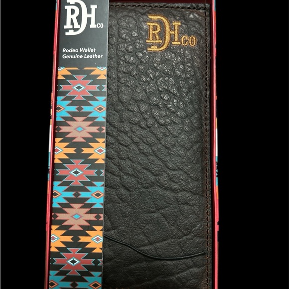Brown Leather Rodeo Wallet - Picture 1 of 1